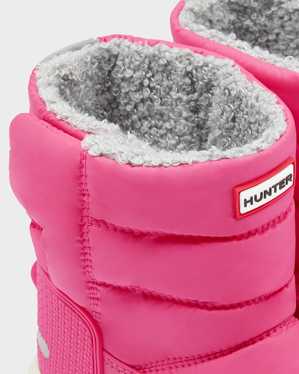 Botas De Neve Hunter Criança Luz Rosa - Original Big Insulated - 01DGZAYPO